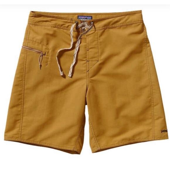 Patagonia Other - Patagonia Men’s Wavefarer yellow board short, Swim, Size 38